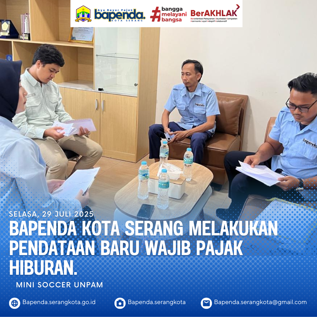 Bapenda Kota Serang Gencarkan Pendataan Wajib Pajak