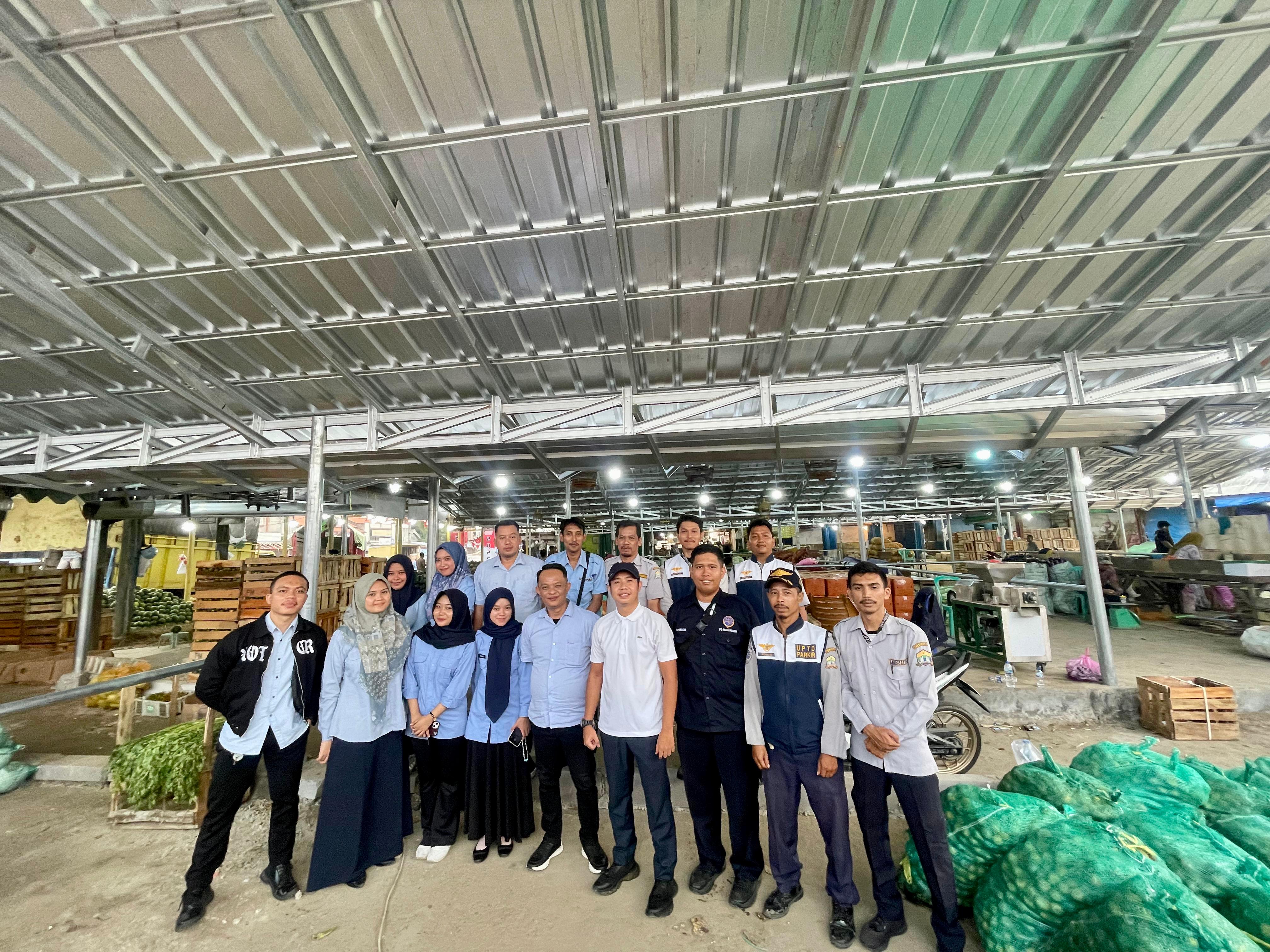 Tim Bapenda Mendampingi Dishub kota serang dalam uji potensi pasar rau